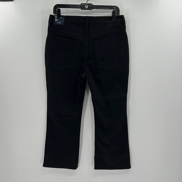 J. Crew Women's Mid-Rise Flare Crop All Day Stretch - Black - 30P - NWT - Picture 11 of 11